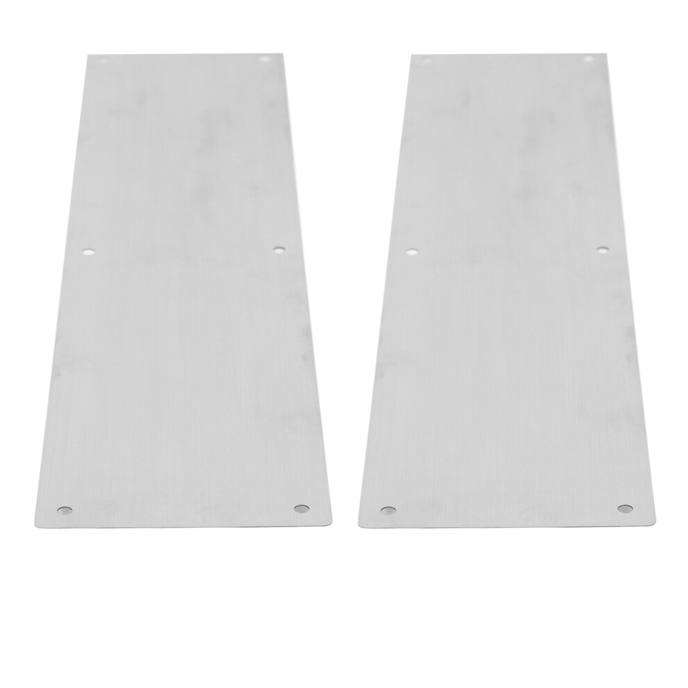 2Pcs Door Kick Plate Decorative 304 Stainless Steel Door Protection Kick Plate For Interior And Exterior Doors 5011314332256