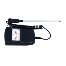 Boden-pH-Messgerät mit Zeiger, 160 mm Sonde, Schwarz, 2,5–9