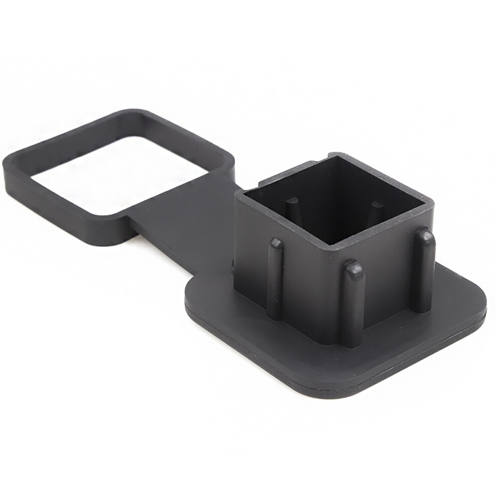 2 Inch 51Mm Trailer Hitch Cover Square Mouth Tow Receiver Tube Plug Cap Traction Hook Protection Cover 9321314333662