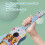 Simulation-Ukulele, 4-saitig, 12,5  4,5  41 cm Blau 6