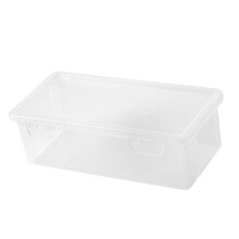PP durchsichtige Stiftebox Großes Fassungsvermögen 6x9x19cm