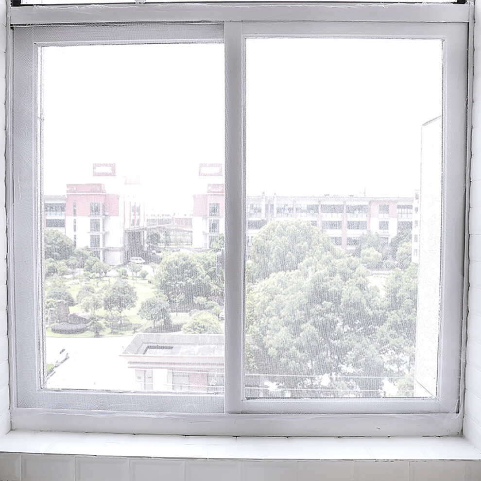 Diy Self Adhesive Window Screen Netting Mesh Curtain With Sticky Tape Fitted To Multiple Windows Fly Window Screen 8401314335246