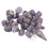 25 Stück Amethyst-Runensteine mit Pendel, Chakra 12