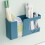 Blauer ABS-Wandorganizer 17x9x3.8cm 8