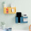 Blauer ABS-Wandorganizer 17x9x3.8cm 4