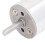 DC 12V Getriebemotor 200 U/min, 3 mm D-Schaft CCW Silber 10