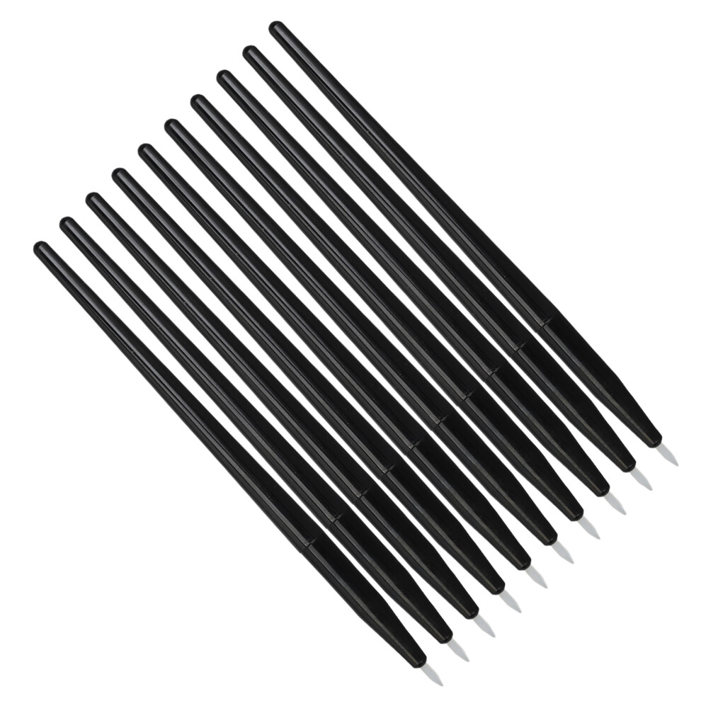 10pcs Eyeliner Brush Soft Easy to Clean Silicone Eyeliner Brush Portable Eyeshadow Eyebrow Brush Professional Eye Makeup Tools