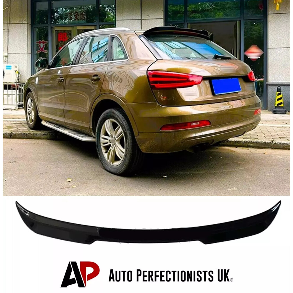 For Audi Q3 Rear Roof Spoiler Lip Wing Body Kit Suv 4X4 2012-2018 Black 5061072663659