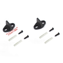 (As show, One size) Low Noise Flush Bottom Floor Guide Hardware Grounding Adjustable Fixing Home Roller Sliding Stable Barn Door With Screws