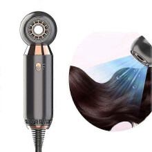 (As show, One size) Travel Hair Dryer, Ionic Hair Dryer, 800W, 2 Temperature Settings - Low Noise for Household Travel, Hotel Dorm, with Portable Mini Bag