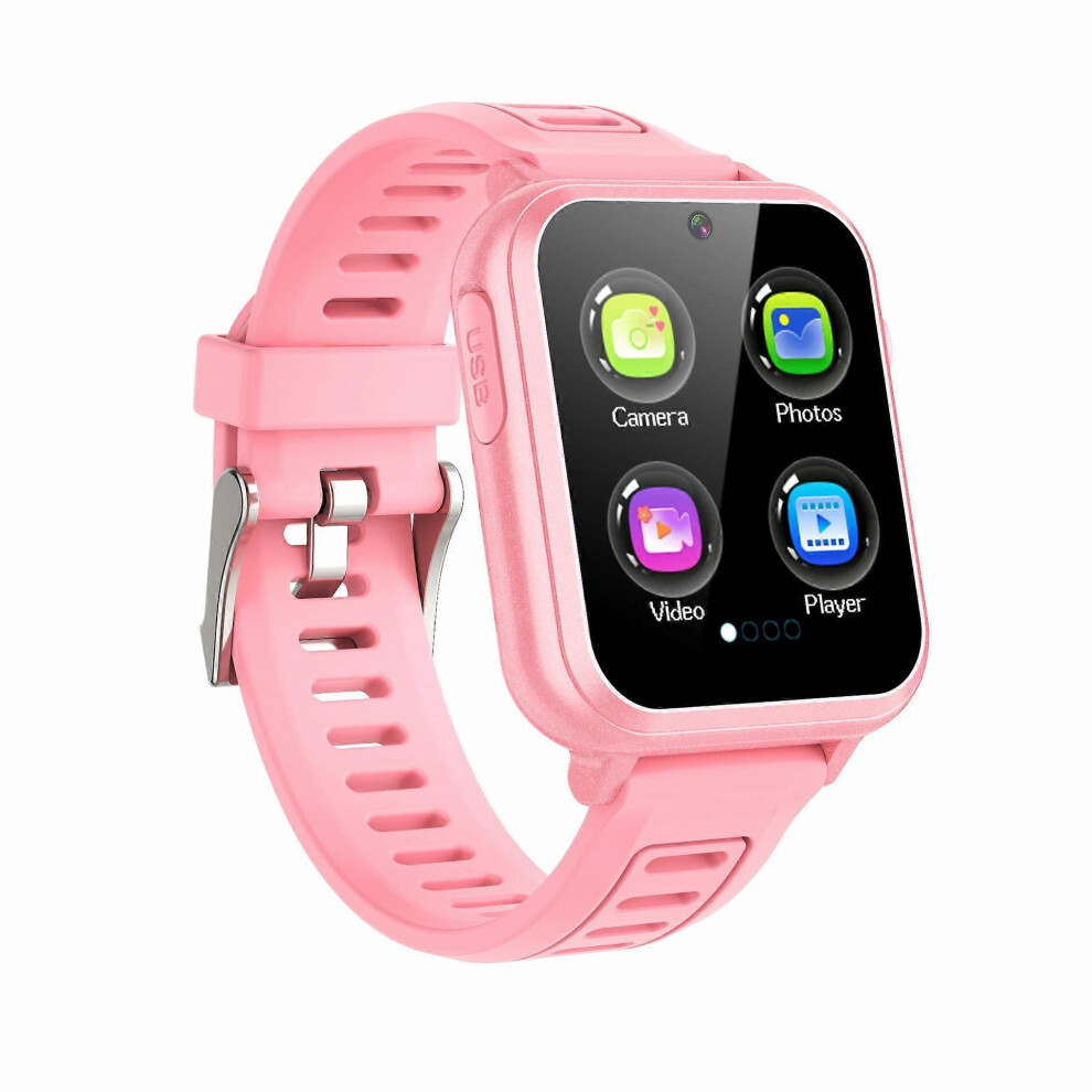 (As show, One size) Smartwatch Kids - Phone Watch for Girls Boys with Call, SOS, 14 Games, Music, Camera, Alarm Clock, Flashlight, Kids Watch Calling