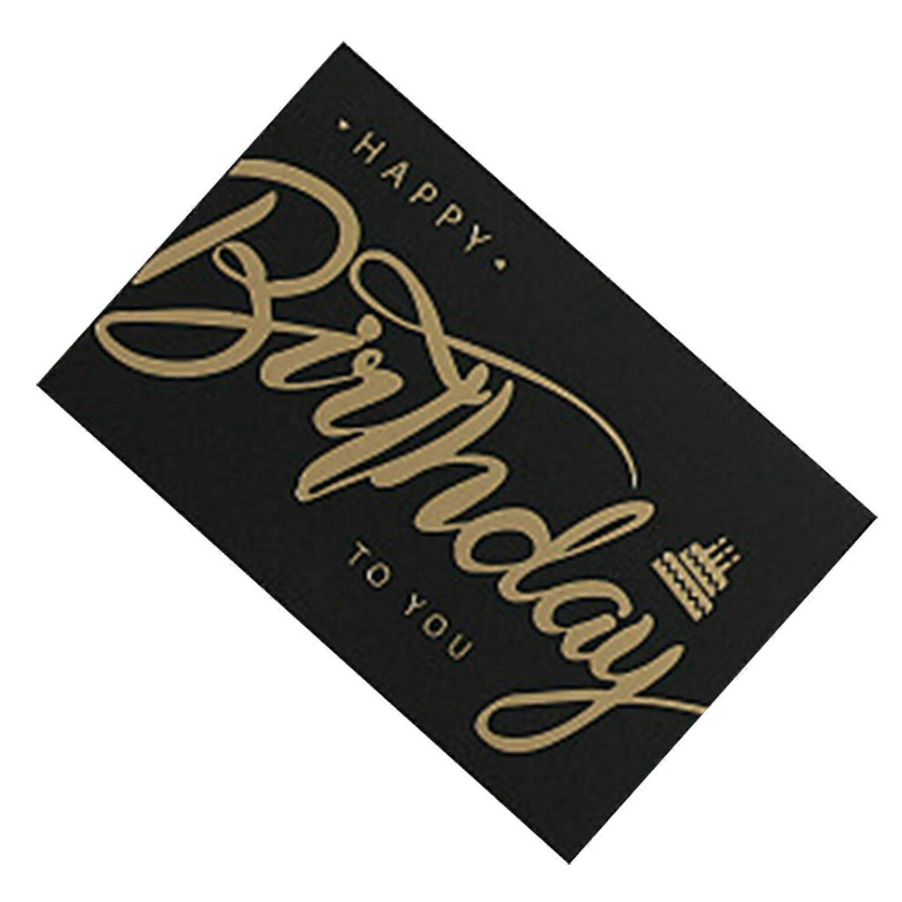 (Thank You, One Size) Happy Birthday Gilding Greeting Card Handwritten Gift Blessing Card Supplies For Mom Wife Sister Boy Girl Friends Birthday Bless 8052607470085