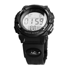 Digitale elektronische Uhr 200 mAh 43 mm 16 mm Schwarz 50 m