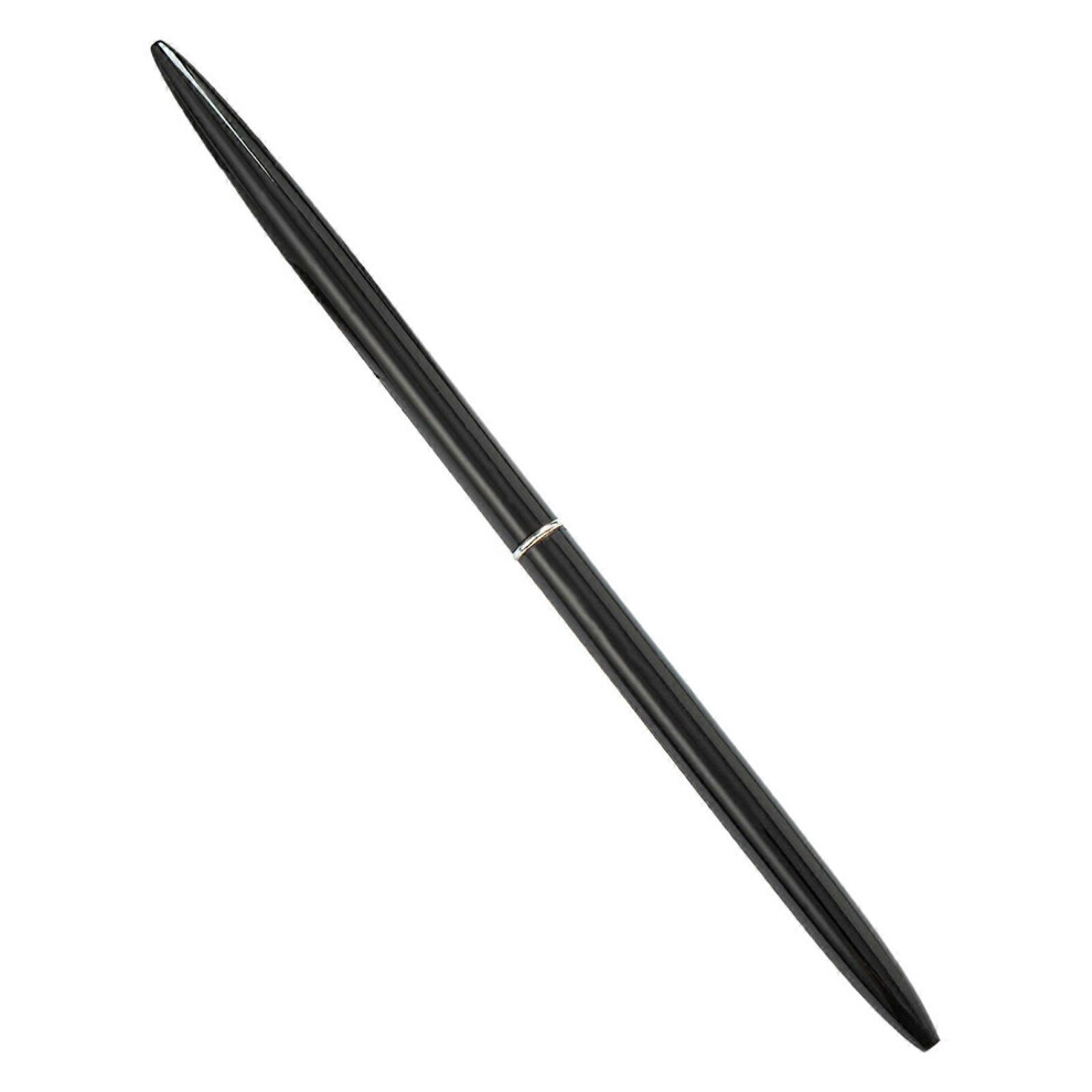 (Black, One Size) Exquisite Guest Sign-In Pen Business Signing Pen Metal Signature Pen Refillable Ballpoint Pen For Restaurant Reception Black 3081097229533
