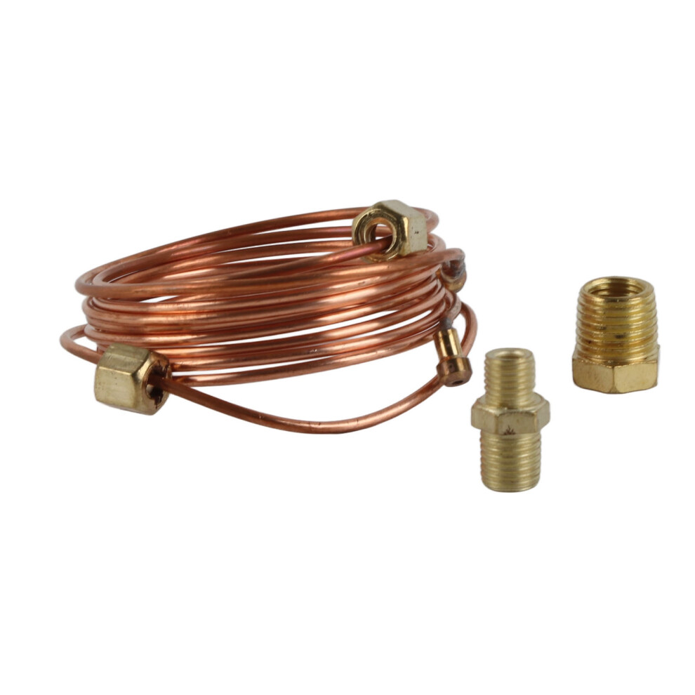 Mechanical Oil Pressure Gauge Tubing Kit 72In Copper Tubing Installation Kit With Fitting For Car Truck 5051314354674