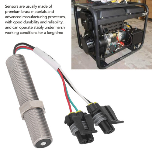 MSP6732 Engine Speed Sensor High Accuracy Real Time Measurement Generator Rotate Speed Sensor 5/8in‑18UNF 2