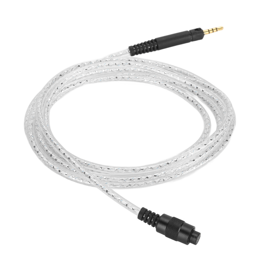 Plated Earphone Cable 2.5Mm 3.5Mm 4.4Mm Plugs Upgrade Detachable Earphone Cable Replacement For Hd518 Hd558 Hd598 Hd569 Hd579 Hd599 Silver 8471314355070