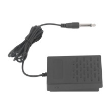 Universal Sustain Pedal Electric Keyboard Momentary Footswitch Stepper Synthesizer 6.35mm Black