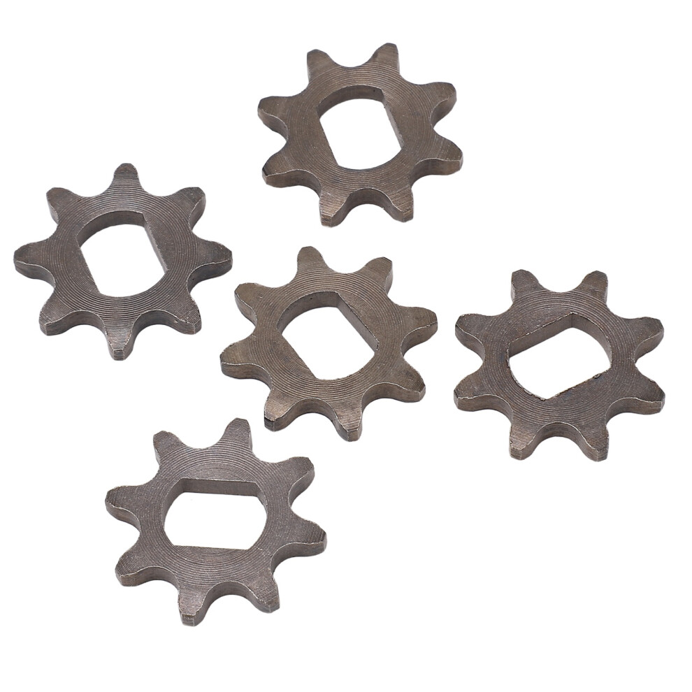 5Pcs 8 Tooth 420 Chain Sprocket Electric Scooter 8T 420 Sprocket Internal Size 17X12mm 9321314358627