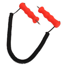 Ice Picks Kit Ergonomic Handle Stainless Steel Handheld Hanging Ice Awls for Ice Skating Skiing Fishing