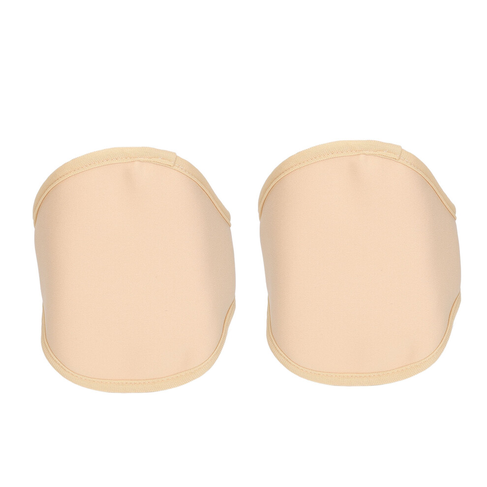 1 Pair Castor Oil Pack Knee Wrap Machine Washable Reusable Castor Oil Patch with Adjustable Elastic Strap for Liver Detox