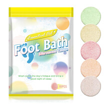 XIMONTH 10 Stück Fußbad-Tabletten mit Lavendel & Ingwer zur Entspannung