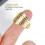 100pcs Metal Sewing Thimble Adjustable Size Rust Resistant DIY Sewing Finger Protector Finger Shield Ring Finger Guards 8