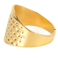 100pcs Metal Sewing Thimble Adjustable Size Rust Resistant DIY Sewing Finger Protector Finger Shield Ring Finger Guards