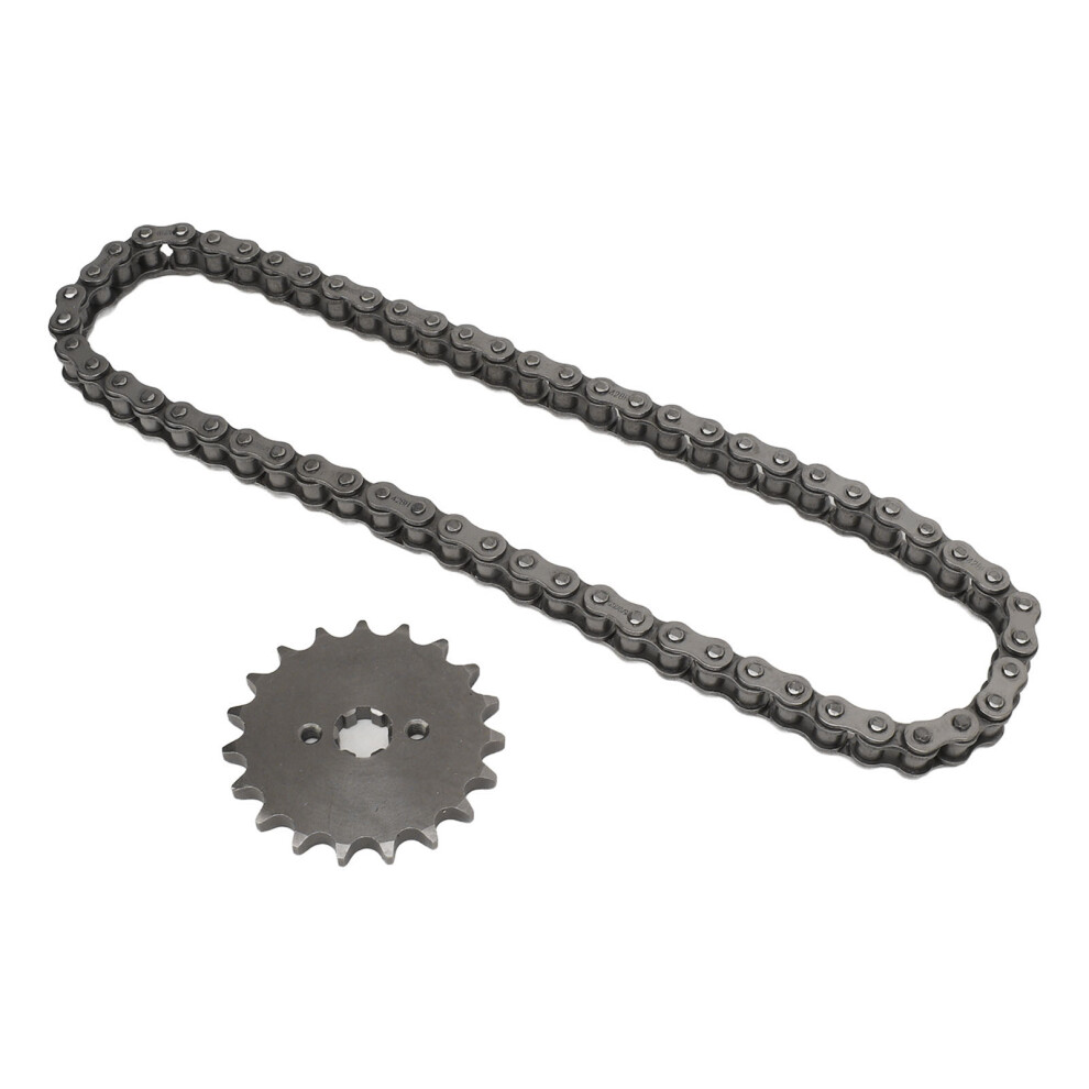 428 19T 17Mm Sprocket With 428 60 Links Chain Steel High Toughness For 50Ccâ250Cc Metal Motorcycle 4671314361345