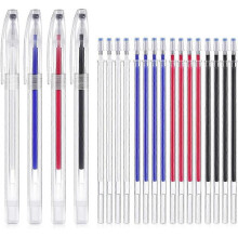 Heat Erasable Pens with 20 Refills Fabric Marker Pen for Tailor to Mark Fabrics