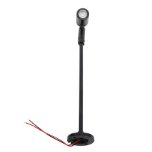 LED Mini Spotlight Jewelry Showcase Display Lights DC12V Upright Mini Display Cabinet Light Eye Care Stable Heat Dissipation Black White Li