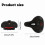 Bicycle Saddle - Shock Absorption Ball Design - Memory Foam Padding 4
