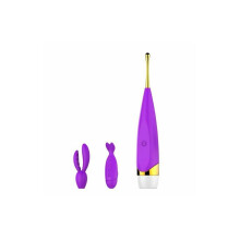 (Paars) Intense Clitoris Stimulator G-Spot Vibrator Tepel Massager Clitorale Orgasme Vrouwen