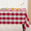 Buffalo Plaid Checkered Tablecloth - Wrinkle Resistant Waterproof Table Cloth 2
