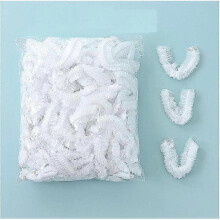 100PCS Clear Food Lids Elastic Plastic Stretchable Food Lid Reusable Food Cling