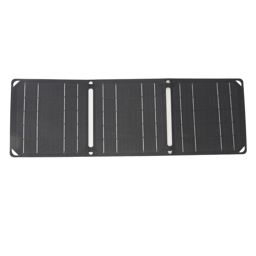 Foldable Solar Panel 20W Ipx4 Waterproof Portable Charger 5V 9V 2A With 2 Usb Output For Outdoor Hiking Camping 3241314372064