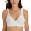 Women's Full Figure Front Closure Wirefree Jacquard Back Support Posture Bra 4