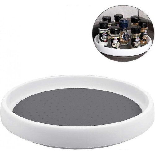 Lazy Susan Turntable, Spice Rack Free Standing, Kitchen Cupboard Organiser