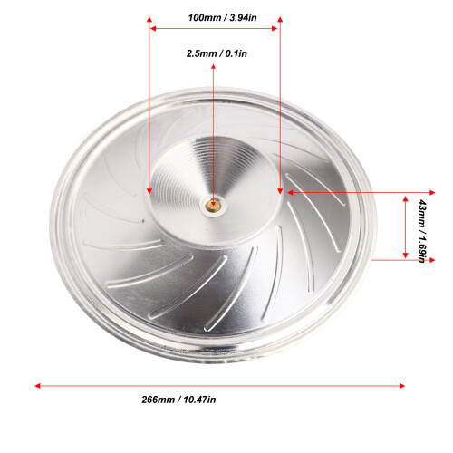 Resonator Cone Aluminum Protective Professional Guitar Resonator Cone Replacement 1