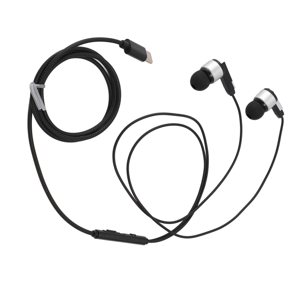 USB C Headphones Earbuds HiFi Stereo Bass Noise Canceling USB Type C Wired Earbuds with Microphone for Smartphone Tablet Laptop-image-OPC-PHQTN5T-NEW