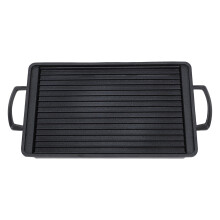 Mini BBQ Grill Aluminum Alloy Fast and Uniform Heating Multifunctional Charcoal Barbecue Grill Stove for Household 23.5x14.5cm / 9.3x5.7in