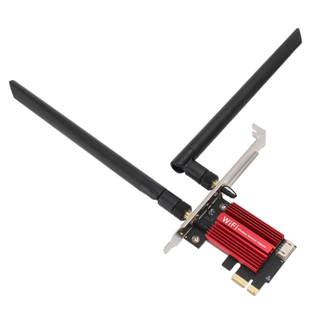 Wifi 7 Card 2.4G 574Mbps 5G 2400Mbps 6G 5800Mbps Bt 5.4 Mu Mimo Pciex1 Wpa4 Be200ngw Network Card For Win 10 11 Pc 5091314381065