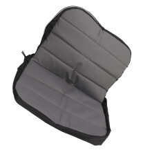 Lawn Mower Seat Cover Wear Resistant Dustproof Oxford Comfortable Tractor Seat Cover Grey for Home
