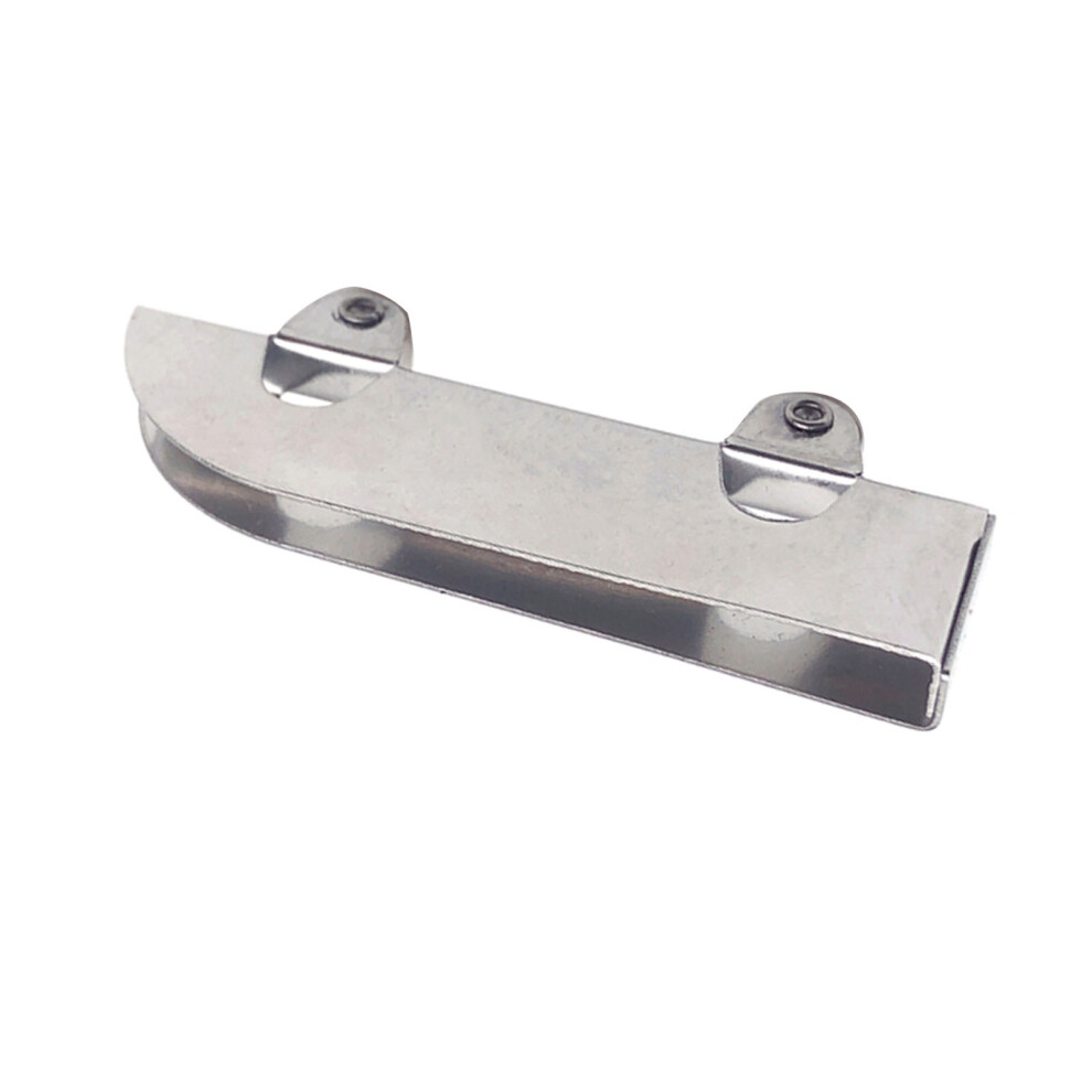 8Pcs Sliding Glass Door Roller Smooth Silent Operation Stainless Steel 5Mm Sliding Door Pulley Clamp For Display Cabinet 4921314383701