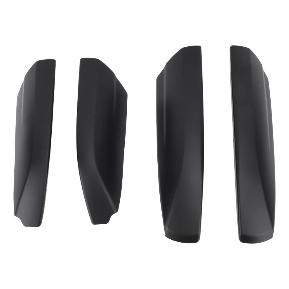 4Pcs Roof Cargo Rack Rail End Cover Roof Rack Protection Shell Cap Cover Replacement For Toyota Highlander 2007 To 2013 Black 6951314388312