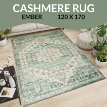 (120 x 170 cm , Traditional Olive) Traditional Large Rugs Nonslip Living Room Bedroom Carpets Kitchen Hallway Runner Rug & Door Mats