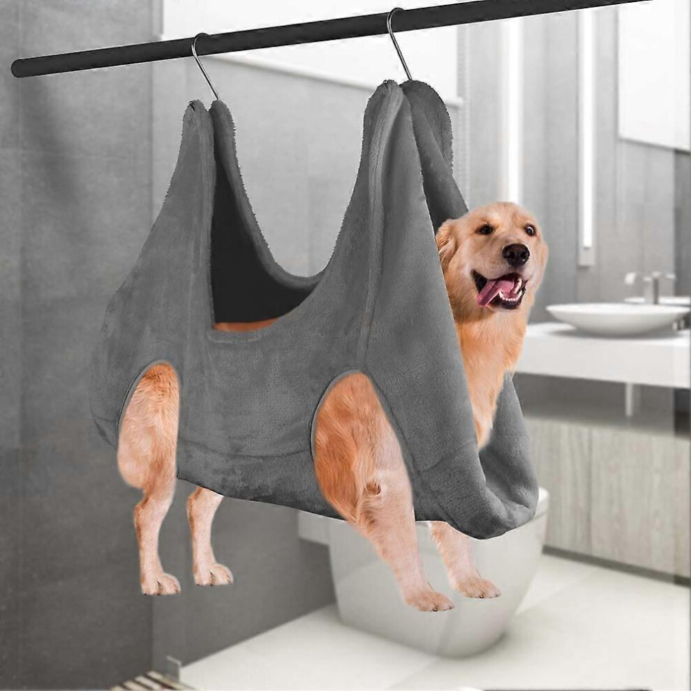 (As show, One size) Pet Dog Cat Grooming Hammock, Dog Cat Hammocks Restraint Bag for Bathing Washing Grooming and Trimming, Pet Grooming for Dogs Cats