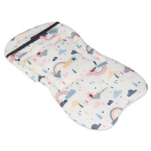 Baby Seat Pad Liner for Stroller Soft Breathable Cotton Universal Baby Stroller Cushion Newborn Stroller Mat All Seasons Cloud