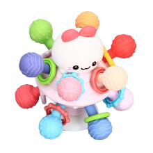 Baby Sensory Teether Toy Balls Chew Teething Ball Rattle Grasping Activities Rattle Sensory Toy