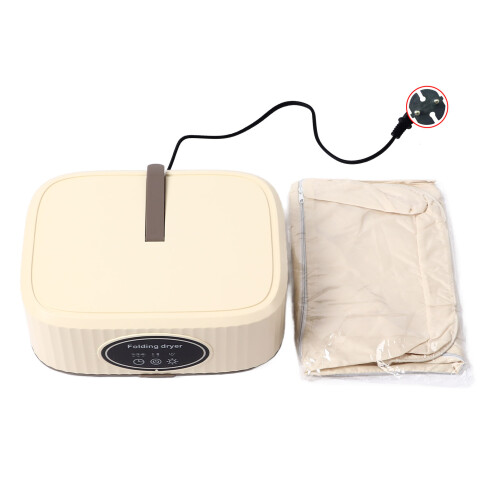 Clothes Dryer Portable Foldable Quiet Operation Timer Function Energy Saving Fast Drying Machine for Camping Apartment Dormitories 1